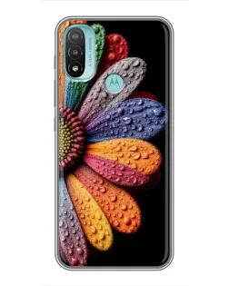 Чехол для Motorola MOTO E40 с картинкой «Радужный цветок» Чехол для Motorola MOTO E40 с картинкой «Радужный цветок»