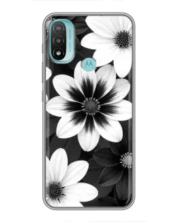 Чехол для Motorola MOTO E40 с картинкой «Монохромные астры» Чехол для Motorola MOTO E40 с картинкой «Монохромные астры»