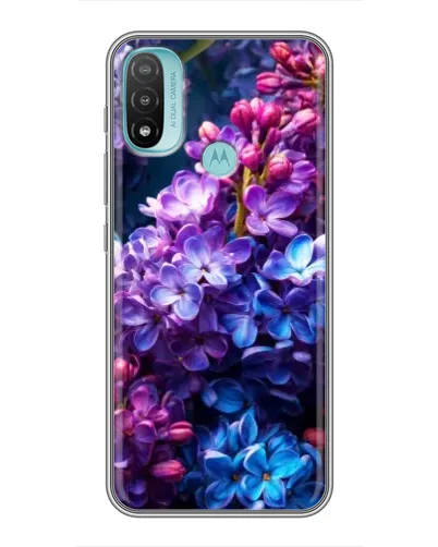 Чехол для Motorola MOTO E40 с картинкой «Сиреневый цвет»