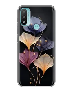 Чехол для Motorola MOTO E40 с картинкой «Лиловые цветы грации» Чехол для Motorola MOTO E40 с картинкой «Лиловые цветы грации»