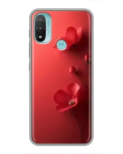 Чехол для Motorola MOTO E40 с картинкой «Маковые соцветия» Чехол для Motorola MOTO E40 с картинкой «Маковые соцветия»