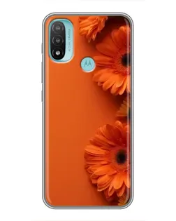 Чехол для Motorola MOTO E40 с картинкой «Оранжевые герберы» Чехол для Motorola MOTO E40 с картинкой «Оранжевые герберы»