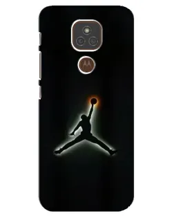 Чехол для Motorola MOTO E7 Plus с картинкой «Jordan Gradient Logo»