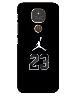 Чехол для Motorola MOTO E7 Plus с картинкой «Jordan Flight 23»