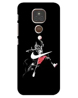 Чехол для Motorola MOTO E7 Plus с картинкой «Jordan Jumpman»