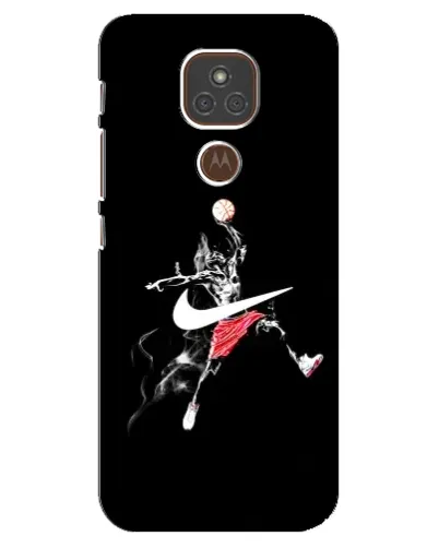 Чехол для Motorola MOTO E7 Plus с картинкой «Jordan Jumpman»