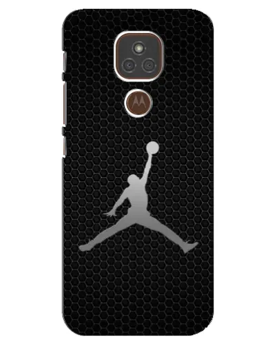 Чехол для Motorola MOTO E7 Plus с картинкой «Jordan Dark Carbon»