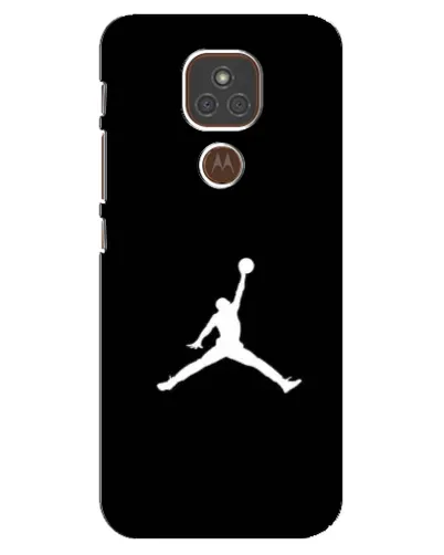 Чехол для Motorola MOTO E7 Plus с картинкой «Jordan Silhouette»