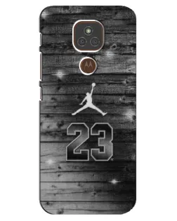 Чехол для Motorola MOTO E7 Plus с картинкой «Jordan Carbon 23»