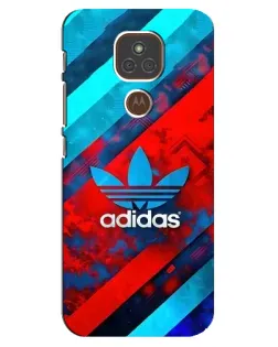 Чехол для Motorola MOTO E7 Plus с картинкой «Абстракция Adidas»