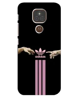 Чехол для Motorola MOTO E7 Plus с картинкой «Adidas Hands»