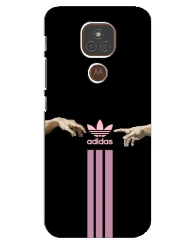 Чехол для Motorola MOTO E7 Plus с картинкой «Adidas Hands»