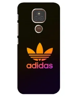 Чехол для Motorola MOTO E7 Plus с картинкой «Градиент Adidas»