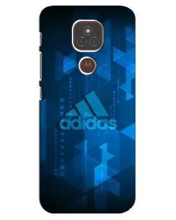 Чехол для Motorola MOTO E7 Plus с картинкой «Adidas Sport Art»