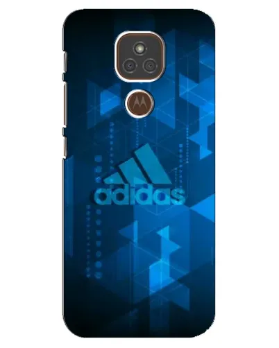 Чехол для Motorola MOTO E7 Plus с картинкой «Adidas Sport Art»
