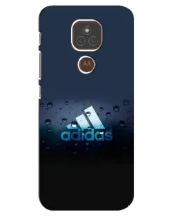 Чехол для Motorola MOTO E7 Plus с картинкой «Adidas Water Drops»