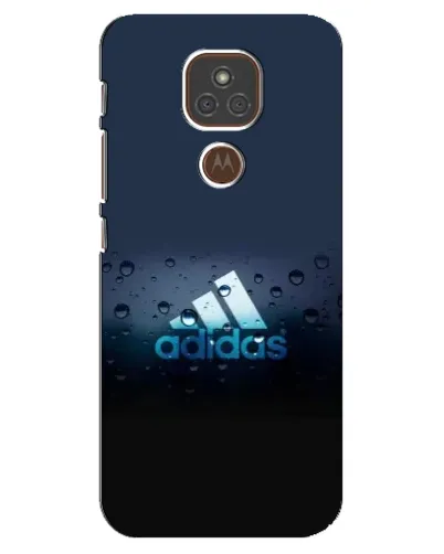 Чехол для Motorola MOTO E7 Plus с картинкой «Adidas Water Drops»