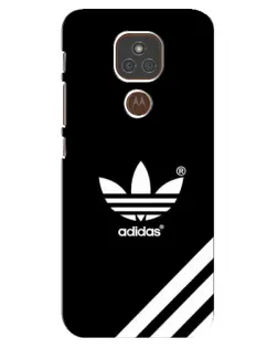 Чехол для Motorola MOTO E7 Plus с картинкой «Adidas с диагональными полосами»