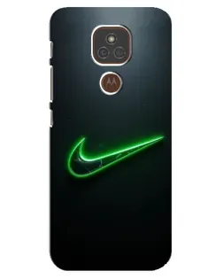 Чохол для Motorola MOTO E7 Plus з картинкою «Неоновий контур Nike» Чохол для Motorola MOTO E7 Plus з картинкою «Неоновий контур Nike»