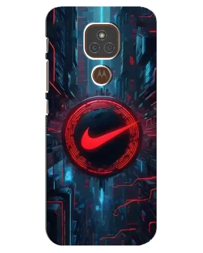 Чехол для Motorola MOTO E7 Plus с картинкой «Техногенный стиль Nike» Чехол для Motorola MOTO E7 Plus с картинкой «Техногенный стиль Nike»