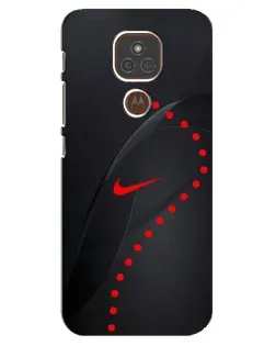 Чехол для Motorola MOTO E7 Plus с картинкой «Абстрактный дизайн Nike»