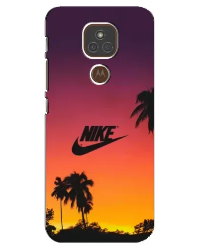 Чехол для Motorola MOTO E7 Plus с картинкой «Nike на закате солнца» Чехол для Motorola MOTO E7 Plus с картинкой «Nike на закате солнца»