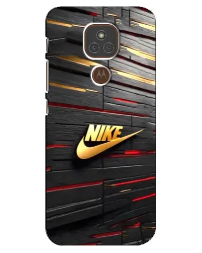 Чехол для Motorola MOTO E7 Plus с картинкой «Золотой Nike на металле» Чехол для Motorola MOTO E7 Plus с картинкой «Золотой Nike на металле»