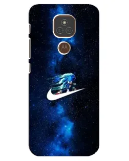 Чехол для Motorola MOTO E7 Plus с картинкой «Звездный путь Nike»