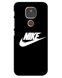 Чехол для Motorola MOTO E7 Plus с картинкой «Мазки краски Nike»