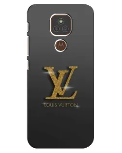 Чехол для Motorola MOTO E7 Plus с картинкой «Градиент Louis Vuitton»