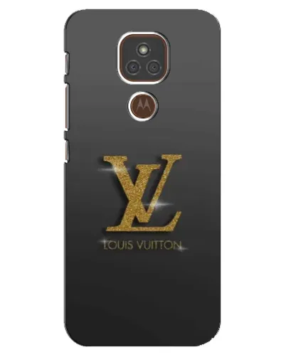 Чехол для Motorola MOTO E7 Plus с картинкой «Градиент Louis Vuitton»