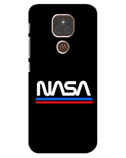 Чехол для Motorola MOTO E7 Plus с картинкой «NASA — классика Red Blue» Чехол для Motorola MOTO E7 Plus с картинкой «NASA — классика Red Blue»