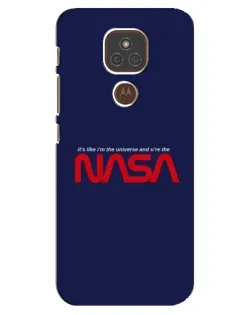 Чехол для Motorola MOTO E7 Plus с картинкой «NASA — глубокий космос»