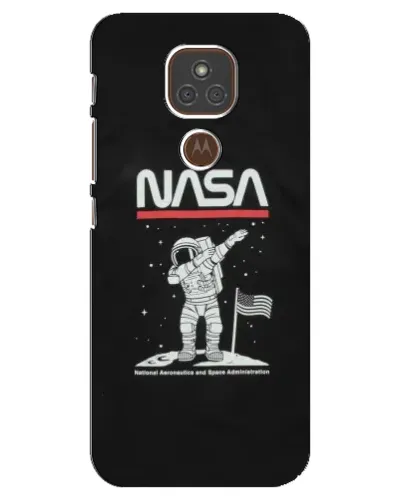 Чехол для Motorola MOTO E7 Plus с картинкой «NASA — шагаем по Луне» Чехол для Motorola MOTO E7 Plus с картинкой «NASA — шагаем по Луне»