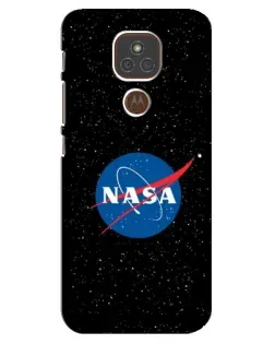 Чехол для Motorola MOTO E7 Plus с картинкой «NASA — звездное небо»