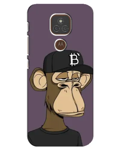 Чехол для Motorola MOTO E7 Plus с картинкой «Bored Ape в кепке» Чехол для Motorola MOTO E7 Plus с картинкой «Bored Ape в кепке»