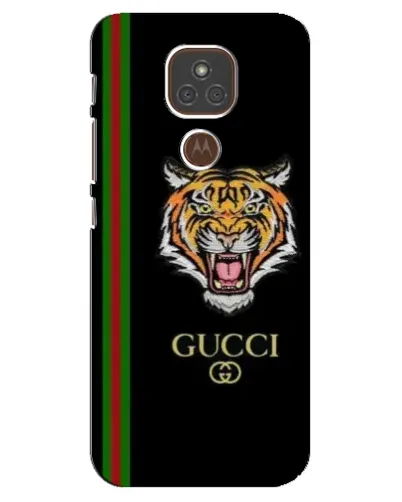 Чехол для Motorola MOTO E7 Plus с картинкой «Тигр Gucci» Чехол для Motorola MOTO E7 Plus с картинкой «Тигр Gucci»
