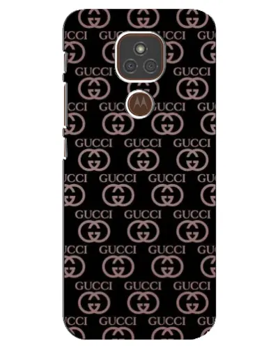 Чехол для Motorola MOTO E7 Plus с картинкой «Классическая монограмма Gucci» Чехол для Motorola MOTO E7 Plus с картинкой «Классическая монограмма Gucci»
