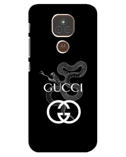 Чехол для Motorola MOTO E7 Plus с картинкой «Gucci — серебряная змея» Чехол для Motorola MOTO E7 Plus с картинкой «Gucci — серебряная змея»