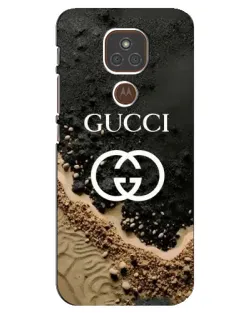 Чехол для Motorola MOTO E7 Plus с картинкой «Gucci — песчаные дюны»