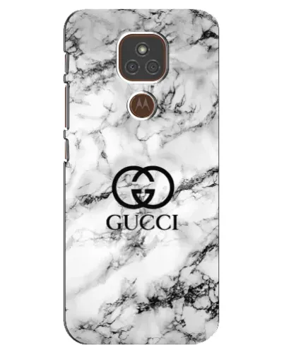 Чехол для Motorola MOTO E7 Plus с картинкой «Gucci — мраморный шик» Чехол для Motorola MOTO E7 Plus с картинкой «Gucci — мраморный шик»