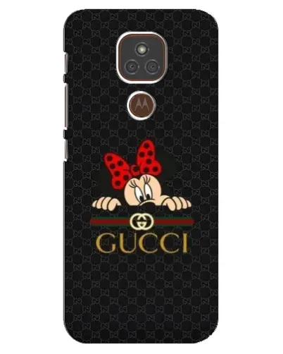 Чехол для Motorola MOTO E7 Plus с картинкой «Минни Маус Gucci — черный» Чехол для Motorola MOTO E7 Plus с картинкой «Минни Маус Gucci — черный»