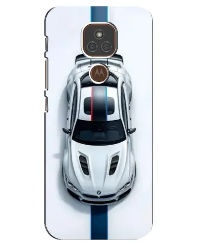 Чехол для Motorola MOTO E7 Plus с картинкой «Вид сверху — BMW M»