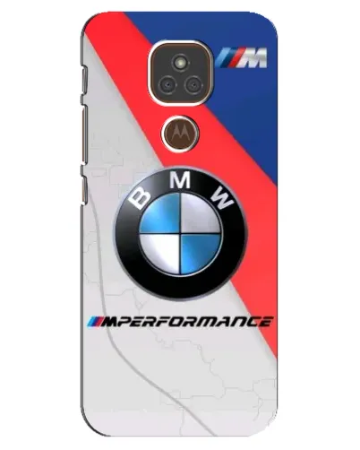 Чехол для Motorola MOTO E7 Plus с картинкой «BMW Performance стиль»