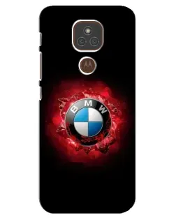Чехол для Motorola MOTO E7 Plus с картинкой «Логотип BMW — вспышка»