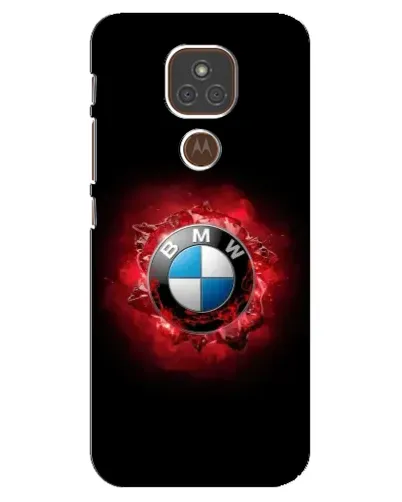 Чехол для Motorola MOTO E7 Plus с картинкой «Логотип BMW — вспышка»