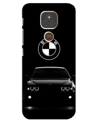 Чехол для Motorola MOTO E7 Plus с картинкой «BMW — взгляд из темноты»