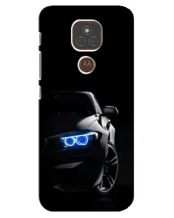 Чохол для Motorola MOTO E7 Plus з картинкою «BMW — нічний погляд»