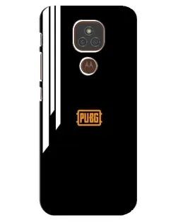 Чехол для Motorola MOTO E7 Plus с картинкой «PUBG — вертикальные линии»