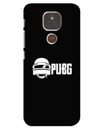 Чехол для Motorola MOTO E7 Plus с картинкой «PUBG — классический лого»
